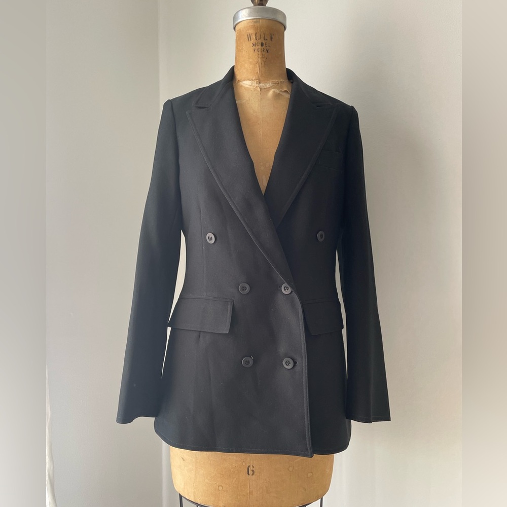 Vintage 1970’s GIVENCHY blazer double breasted polyester jacket XS S